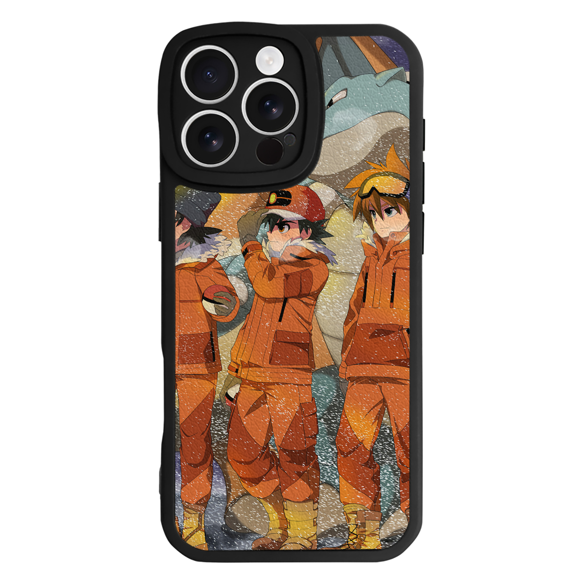 （画像用） ポケットモンスター Pokémon 【iPhone 16シリーズ対応】シリコンスマホケース（レザー調） 材質：シリコン